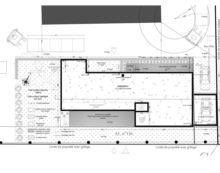 Plan de villa M