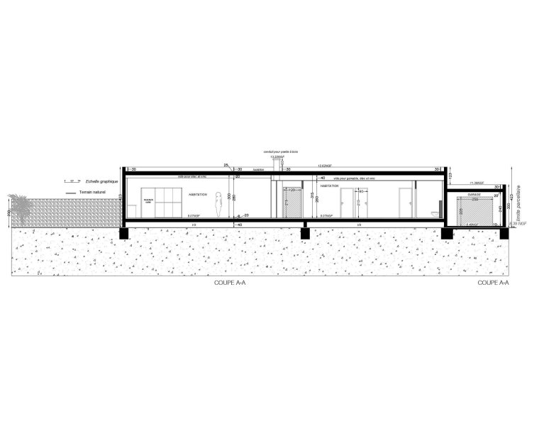 Plan de villa M